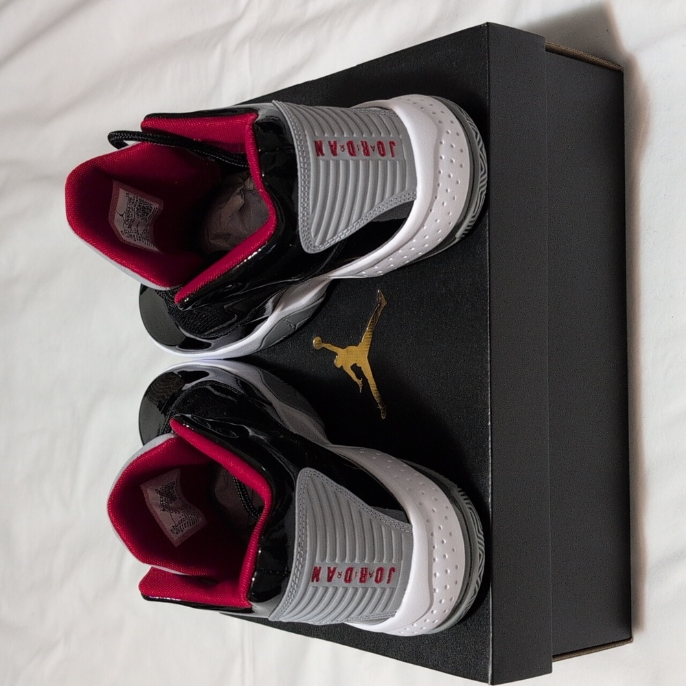 Air Jordan Black and Red Sneakers - Picture 2 of 9